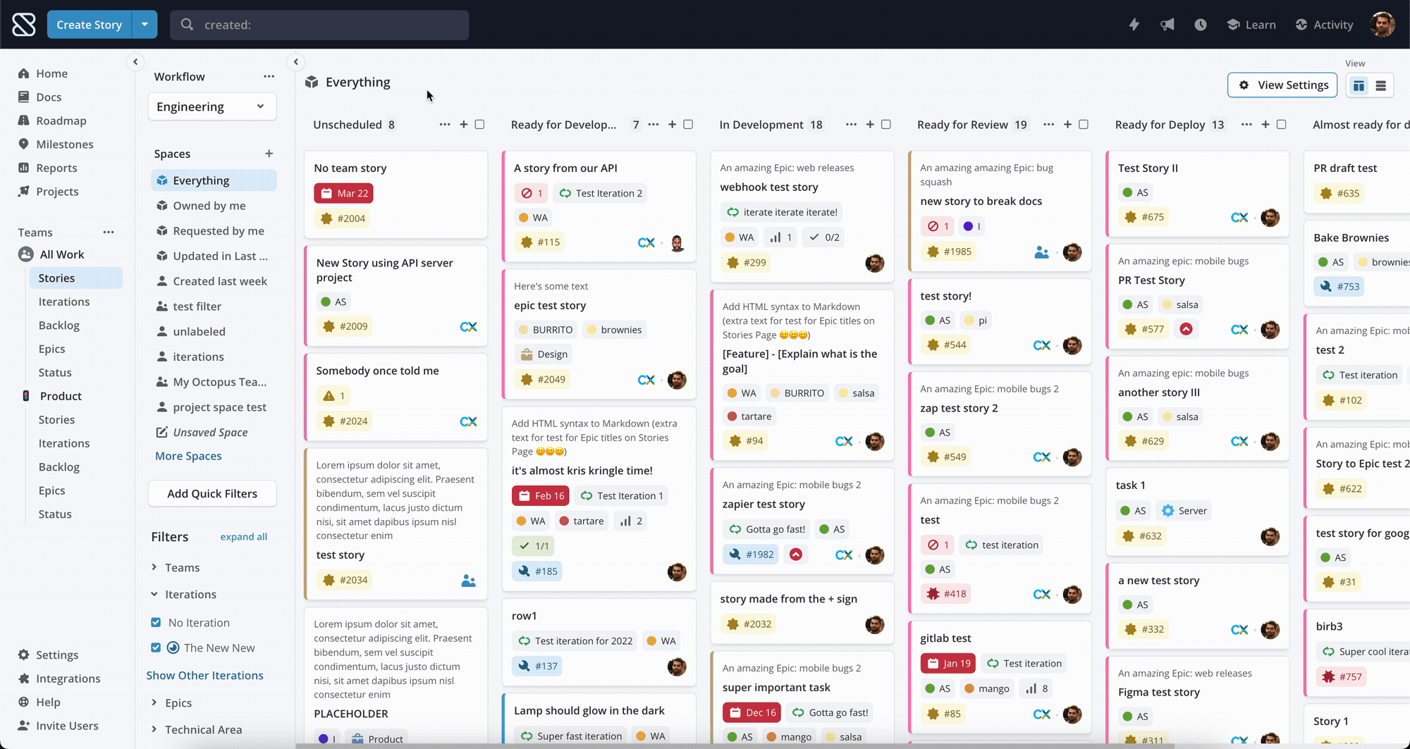 The Reports Page