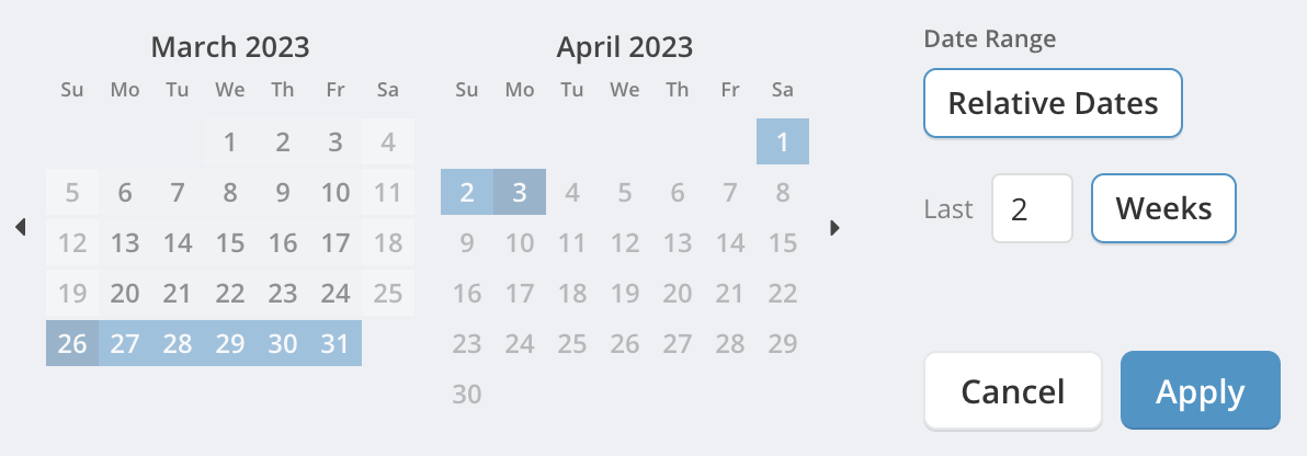 Relative Dates