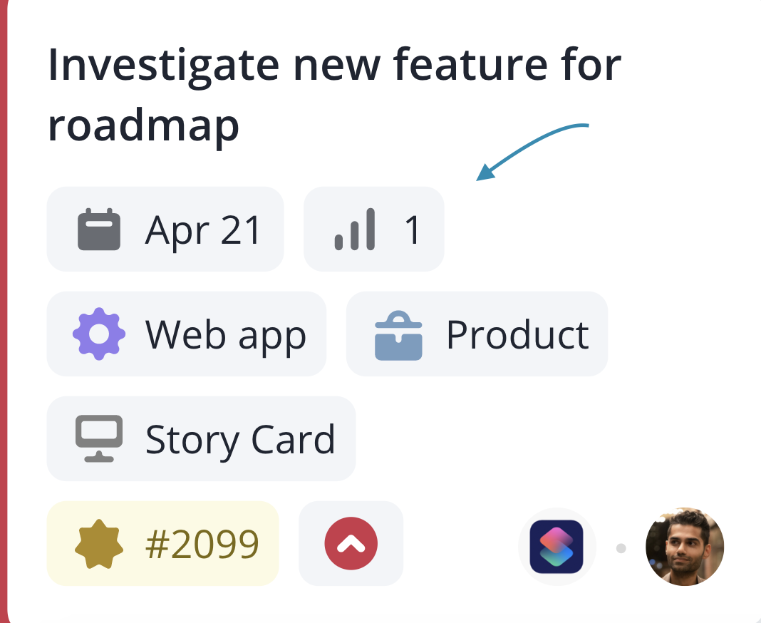 Story Card (Estimate Points)