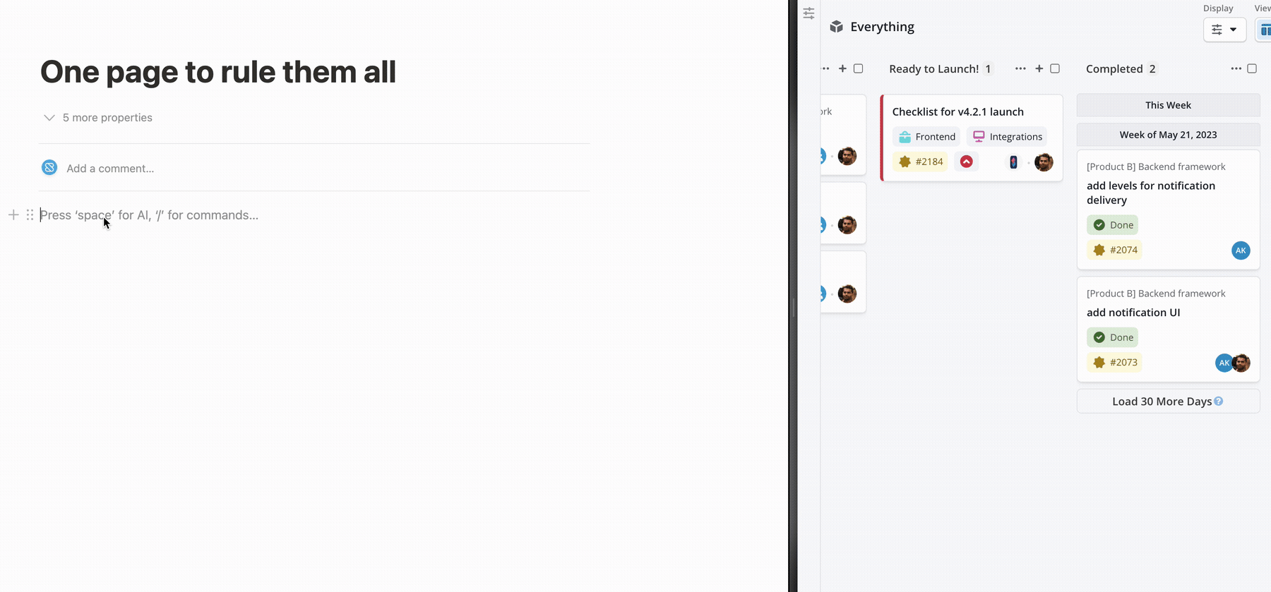 Notion Integration Preview