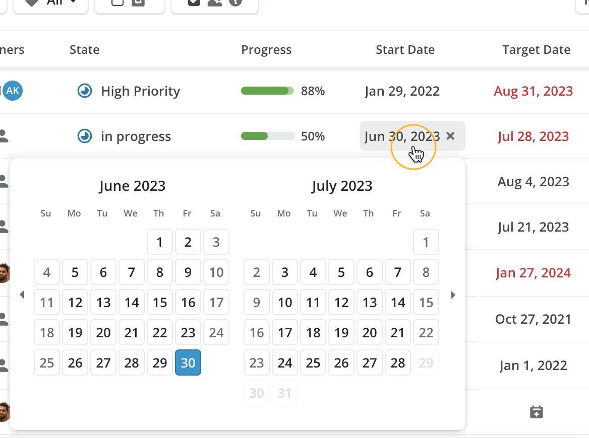 Epic start or target date.gif