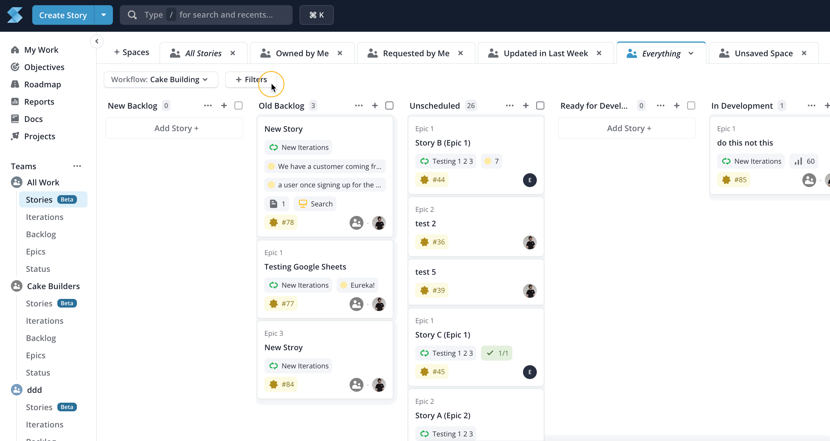 Fields Filter new Stories page.gif