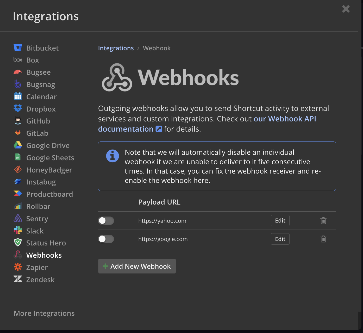 Webhooks